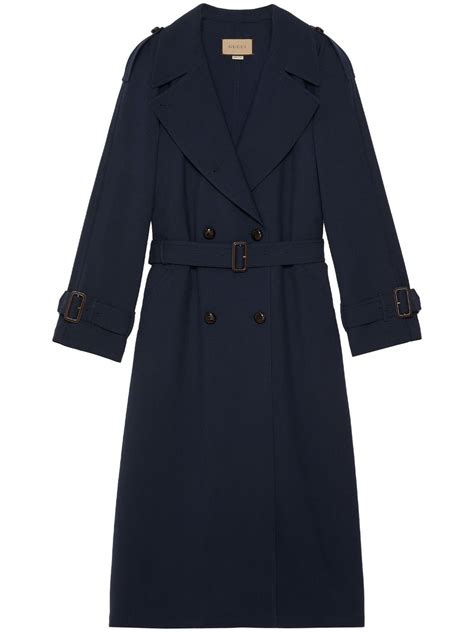 gucci trenchcoat dames|Gucci coat farfetch.